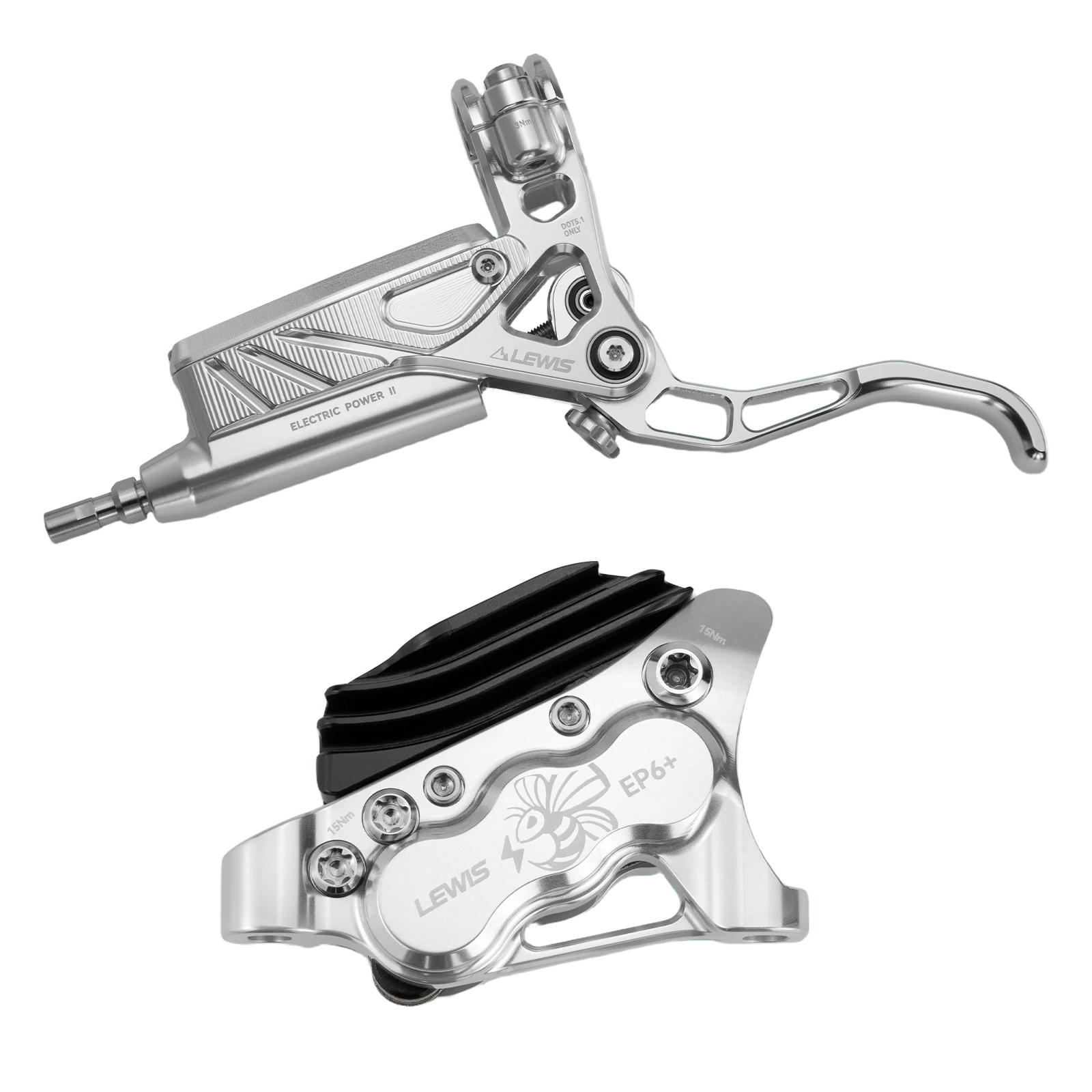 Lewis EP6+ six-piston e-motorcycle brake