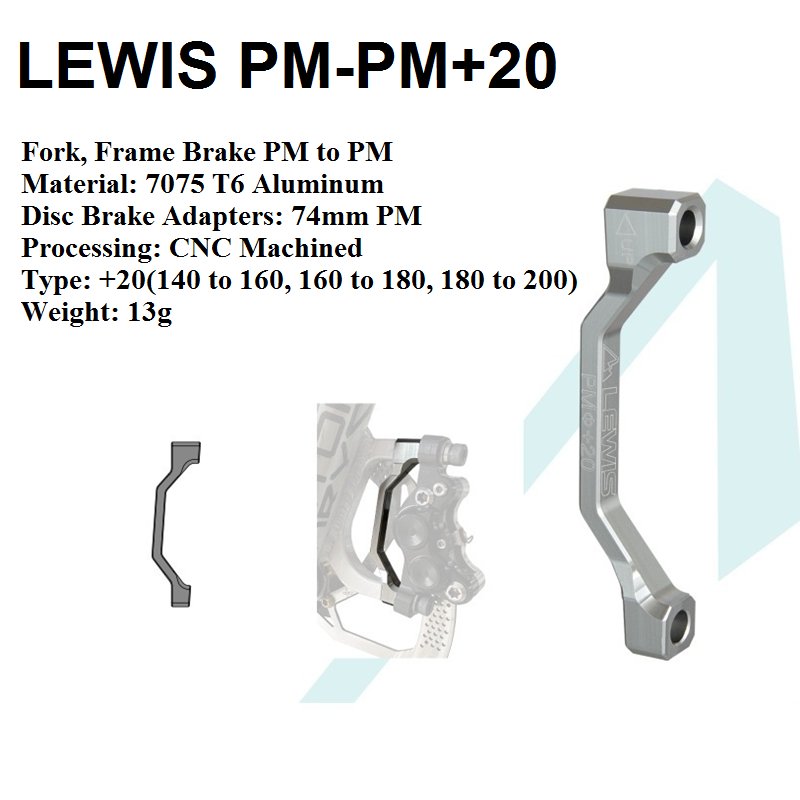 Mountain bike brake online adapters