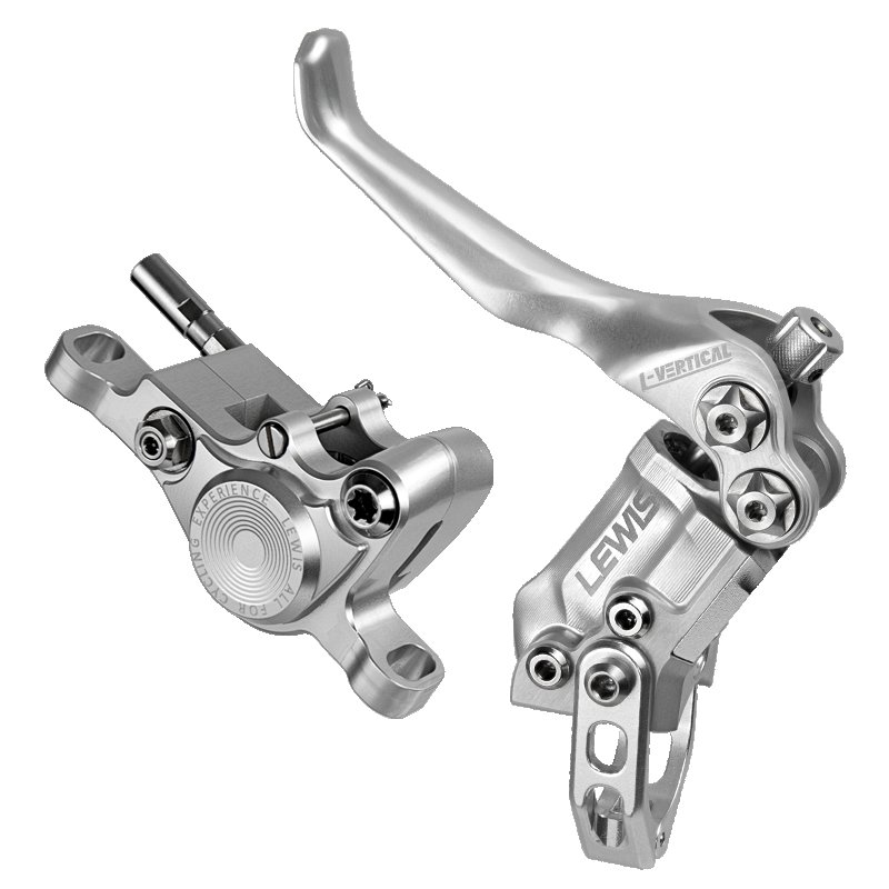 Ultralight Mountain Bike Brake CNC Aluminum Alloy Mtb Bicycle Double Piston  Integrated Cylinder Oil Pressure Disc Brake