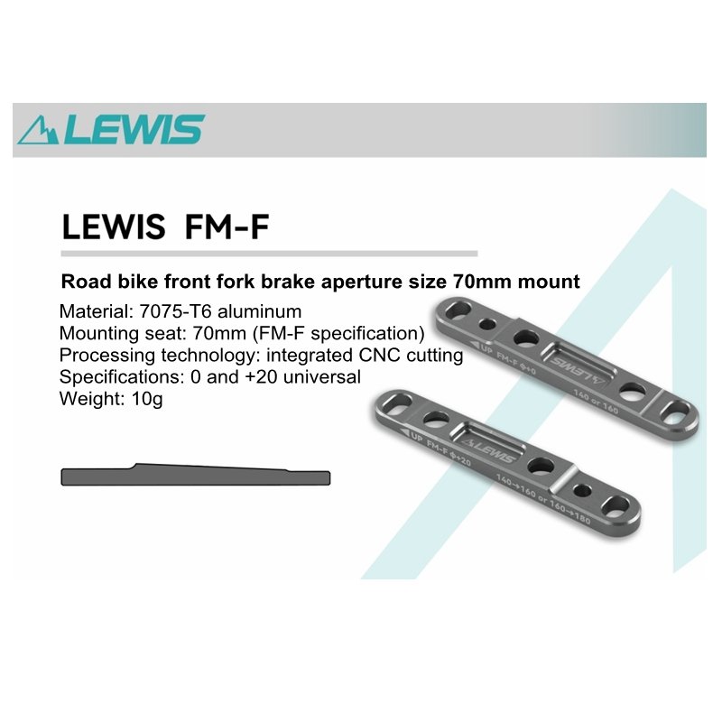 Lewis Flat mount adapter;Road Bikedisc brake flat mount adapter