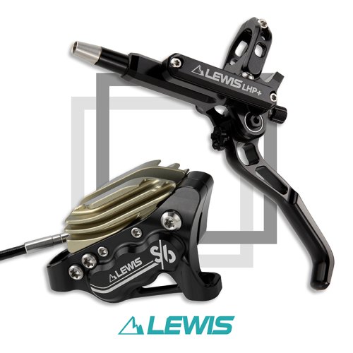 Lewis LHP+ S6 Axial Cylinder 6 Pistons Hydraulic Disc Brake With Cooling Fins