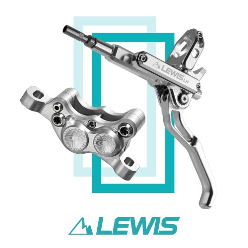 Lewis LH4 Axial Cylinder 4 Pistons Hydraulic Disc Brake 