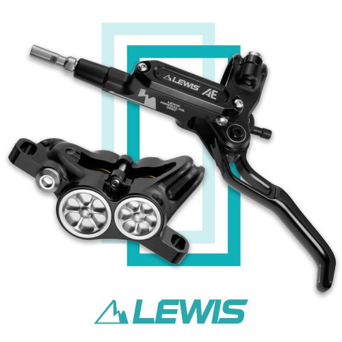 Lewis AE Axial Cylinder 4 Pistons Hydraulic Disc Brake