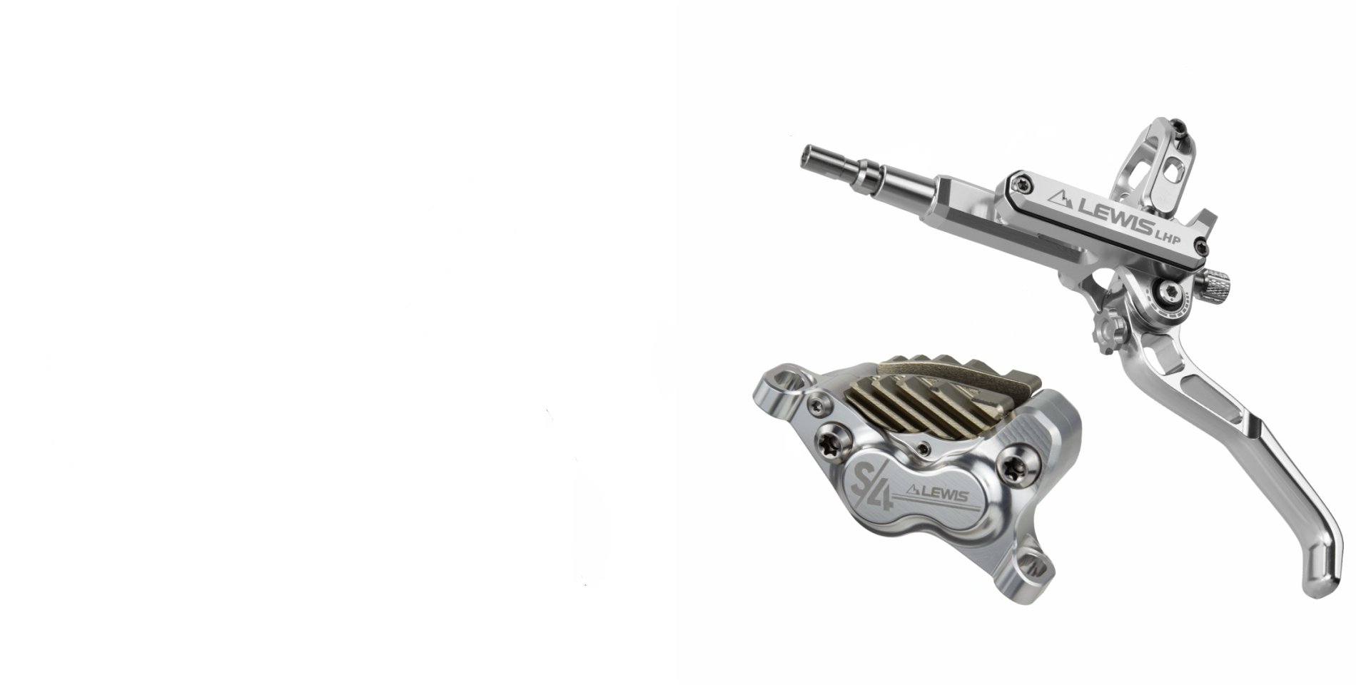 14mm+17mm Pistons Caliper with Cooling Fins for Downhill & Enduro